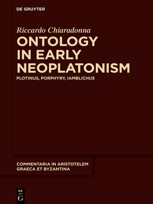 cover image of Ontology in Early Neoplatonism
